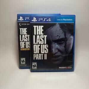 The Last of Us part 1 and 2 II Remastered lot - CIB - PS4